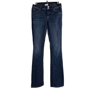 Hudson Beth Baby Boot Dark Wash Jeans Flap Pockets Size 27